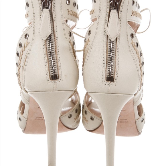 mui mui Shoes Mui Mui Grommet Caged Sandals Poshmark